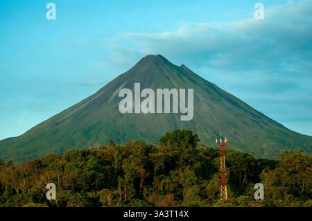 Vulkan Arenal costa rica Stockfoto