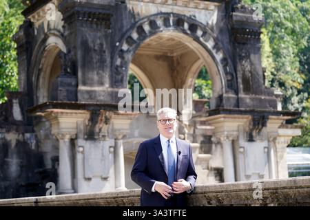 Premierminister Sir Keir Starmer im Parque Lage, Rio de Janeiro, während er am G20-Gipfel in Brasilien teilnimmt. Bilddatum: Dienstag, 19. November 2024. Stockfoto