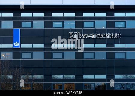 Rijkswaterstaat Gebäude. Sitz der Generaldirektion öffentliche Arbeiten und Wasserwirtschaft. Stockfoto