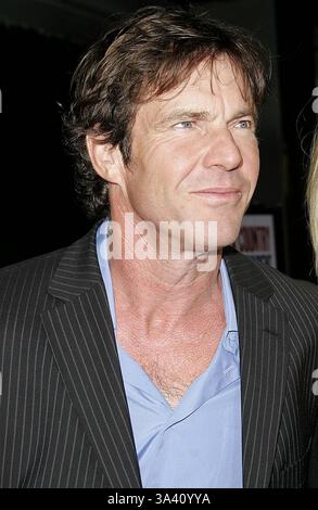 11. April 2006 - Hollywood, Kalifornien, USA - DENNIS QUAID-. AMERICAN DREAMZ - WELTPREMIERE-. ARCLIGHT THEATER, HOLLYWOOD, KALIFORNIEN -.04-11-2006-. NINA PROMMER / 2006.K47343NP. (Kredit-Bild: © Globe Photos/ZUMAPRESS.com) Stockfoto