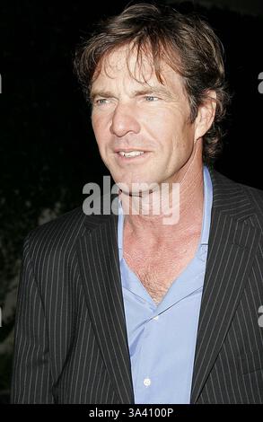 11. April 2006 - Hollywood, Kalifornien, USA - DENNIS QUAID-. AMERICAN DREAMZ - WELTPREMIERE-. ARCLIGHT THEATER, HOLLYWOOD, KALIFORNIEN -.04-11-2006-. NINA PROMMER / 2006.K47343NP. (Kredit-Bild: © Globe Photos/ZUMAPRESS.com) Stockfoto
