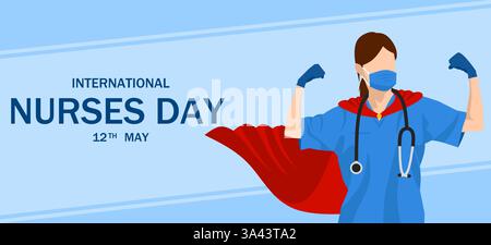 Internationaler Schwesterntag. Vektorabbildung. Geeignet für Poster, Banner, Kampagne und Grußkarte. Stock Vektor