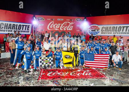 25. Mai 2014 – Concord, NC, USA – Concord, NC – 25. Mai 2014: Jimmie Johnson (48) gewinnt den Coca Cola 600 auf dem Charlotte Motor Speedway in Concord, NC. (Kreditbild: © ASP/Cal Sport Media/ZUMAPRESS.com) Stockfoto