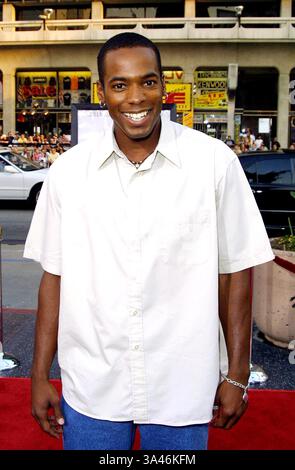 19. Juni 2002 - Hollywood, Kalifornien, USA -... JUWANNA MANN - WB-WELT-PREMIERE. MANN CHINESE THEATER, HOLLYWOOD, KALIFORNIEN. 18. JUNI 2002. NINA PROMMER / 2002 K25351NP (Kredit-Bild: © Globe Photos/ZUMAPRESS.com) Stockfoto