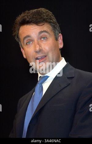 9. Oktober 2002 - Scarborough, North Yorkshire, England - BERNARD JENKIN MP. SCHATTENSEK. VERTEIDIGUNG in North Yorkshire. TCONSERVATIVE KONFERENZ 2002.KONSERVATIVE KONFERENZ 2002.09.10.2002.DI449.CREDIT: ALLSTAR/(Credit Image: © Globe photos/ZUMAPRESS.com) Stockfoto