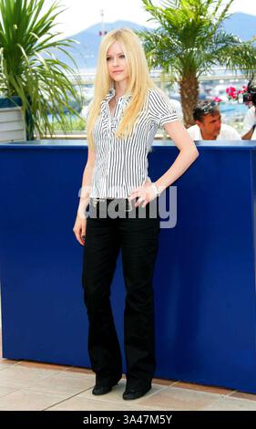 21. Mai 2006 - Palais De Festival, CANNES, Frankreich - AVRIL LAVIGNE. BESUCHT DEN FOTOTERMIN FÜR AB DURCH DIE HECKE IN CANNES 21.05.2006. DAVID GADD - - 2006.K48043. (Kredit-Bild: © Globe Photos/ZUMAPRESS.com) Stockfoto