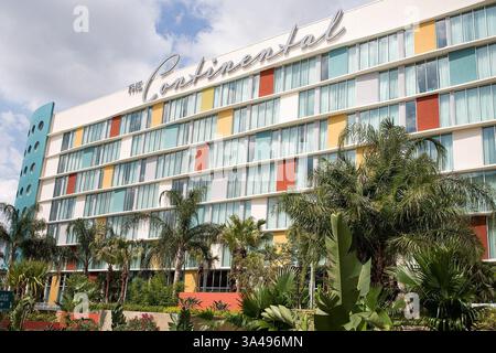 Juni 2014 - Orlando, Florida, USA - das Cabana Bay Beach Resort ist Universal Orlando's neuestes Hotel im Stil der 50er Jahre in Orlando, Florida. Das Resort, das 1.800 Zimmer hat, verfügt auch über zwei Swimmingpools, ein Fitness Studio, Bowlingbahn und Game-O-Rama Spielzimmer. (Abbildung: © Madeline Gray/MCT/ZUMA Wire) Stockfoto