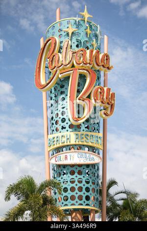 Juni 2014 - Orlando, Florida, USA - das Cabana Bay Beach Resort ist Universal Orlando's neuestes Hotel im Stil der 50er Jahre in Orlando, Florida. Das Resort, das 1.800 Zimmer hat, verfügt auch über zwei Swimmingpools, ein Fitness Studio, Bowlingbahn und Game-O-Rama Spielzimmer. (Abbildung: © Madeline Gray/MCT/ZUMA Wire) Stockfoto