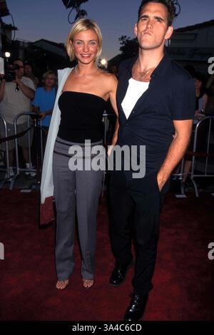 9. Juli 1998 - K12803LR. ES GIBT ETWAS ÜBER MARY PREMIERE LOS ANGELES CA 07-09-1998.CAMERON DIAZ UND MATT DILLON. LISA ROSE-PHOTOS(Credit Image: © Globe Photos/ZUMAPRESS.com) Stockfoto
