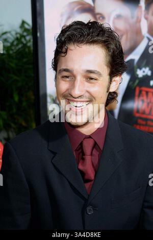 Juli 2003 - K31261TR 24.07.03.PREMIERE VON ''AMERICAN WEDDING'' . IM UNIVERSAL STUDIO HOLLYWOOD CA. THOMAS IAN NICHOLAS. TOM RODRIGUEZ/(Bild: © Globe Photos/ZUMAPRESS.com) Stockfoto