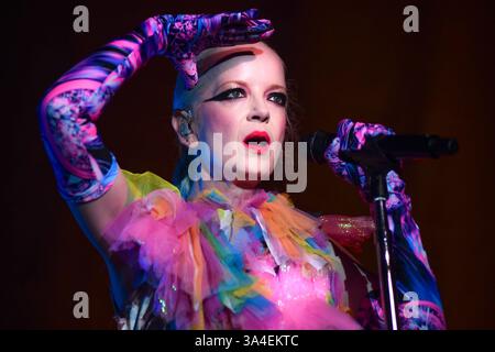Buenos Aires (18. März 2025). Alternative Rockband Garbage (Shirley Manson, Lead-Sänger) spielt live im Obras Stadium in Buenos Aires, Argentinien. Quelle: Mariano Garcia/Alamy Live News Stockfoto