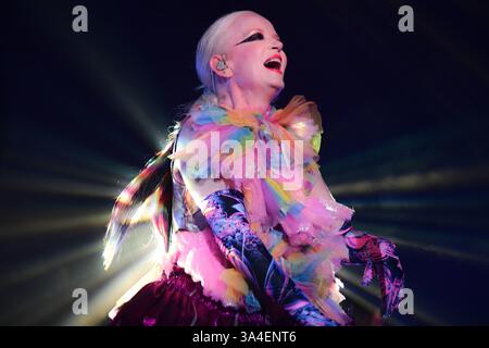 Buenos Aires (18. März 2025). Alternative Rockband Garbage (Shirley Manson, Lead-Sänger) spielt live im Obras Stadium in Buenos Aires, Argentinien. Quelle: Mariano Garcia/Alamy Live News Stockfoto