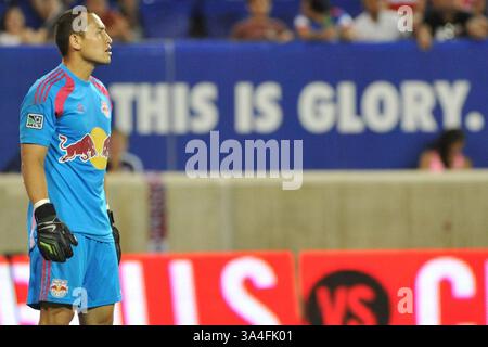 Juni 2014: Harrison, New Jersey, USA S - New York Red Bulls Torhüter LUIS ROBLES (31) in der Red Bull Arena in Harrison New Jersey New York und Toronto ziehen 2 zu 2 (Bild: © Brooks von arx/ZUMAPRESS.com) Stockfoto