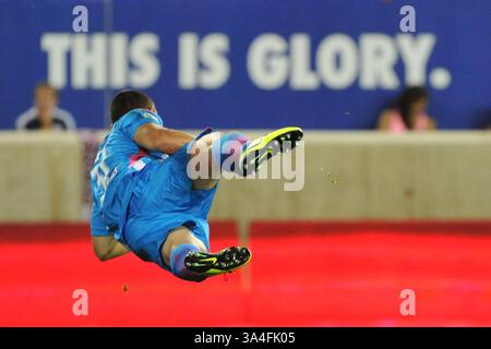 Juni 2014: Harrison, New Jersey, USA S - New York Red Bulls Torhüter LUIS ROBLES (31) in der Red Bull Arena in Harrison New Jersey New York und Toronto ziehen 2 zu 2 (Bild: © Brooks von arx/ZUMAPRESS.com) Stockfoto