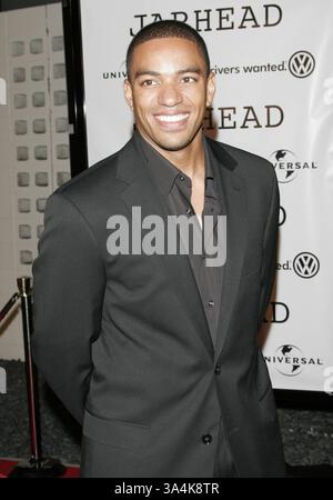Oktober 2005 - Hollywood, KALIFORNIEN, USA - LAZ ALONSO -. JARHEAD WORLD - PREMIERE -. ARCLIGHT THEATER, HOLLYWOOD, KALIFORNIEN - 10.27.2005 -. NINA PROMMER/ 2005.K45545NP.(Bild: © Globe Photos/ZUMAPRESS.com) Stockfoto