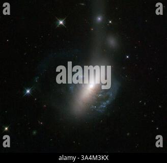 27. Mai 2013 - dieses Bild vom NASA/ESA Hubble Space Telescope erfasst eine andauernde kosmische Kollision zwischen zwei Galaxien â (Bild: © NASA/ZUMA Wire) Stockfoto