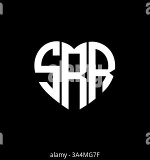 SRR einzigartiges modernes flaches abstraktes geometrisches Initialen Vektor-Letter-Logo-Design. SRR-Monogramm-Logo. Stock Vektor