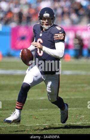 5. Oktober 2014: Chicago Bears Quarterback Jay Cutler #6 während des NFL-Fußballspiels zwischen den Chicago Bears und den Carolina Panthers im Bank of America Stadium in Charlotte, NC. (Bild: © Evan Pike/Cal Sport Media/ZUMAPRESS.com) Stockfoto