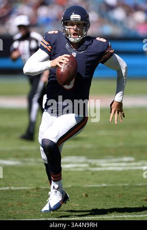 5. Oktober 2014: Chicago Bears Quarterback Jay Cutler #6 während des NFL-Fußballspiels zwischen den Chicago Bears und den Carolina Panthers im Bank of America Stadium in Charlotte, NC. (Bild: © Evan Pike/Cal Sport Media/ZUMAPRESS.com) Stockfoto