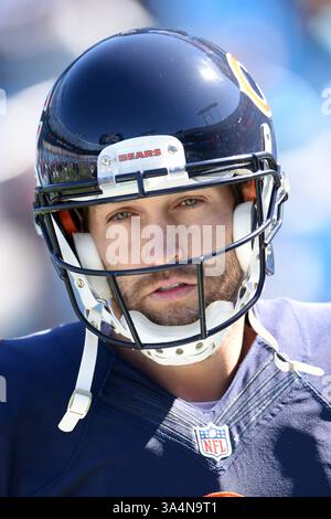 5. Oktober 2014: Chicago Bears Quarterback Jay Cutler #6 während des NFL-Fußballspiels zwischen den Chicago Bears und den Carolina Panthers im Bank of America Stadium in Charlotte, NC. (Bild: © Evan Pike/Cal Sport Media/ZUMAPRESS.com) Stockfoto