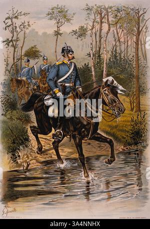 12. Dezember 2014 - Dragoner, Militär, Kalvaria, deutsch, historisch, (Kreditbild: © Glasshouse/ZUMA Wire) Stockfoto