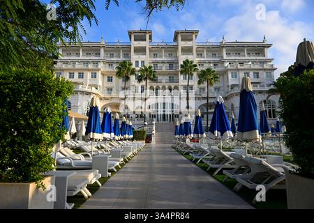Hotel Gran Miramar in Malaga, Spanien. Stockfoto
