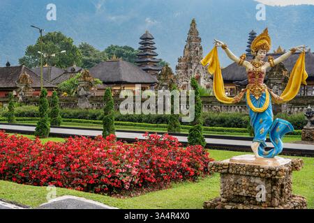Pura Ulundanu Beratan Tempel, Bali, Indonesien Stockfoto
