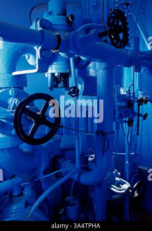 Diaphone Fog Signal, Baily Lighthouse, Howth, Co. Dublin, Irland Stockfoto