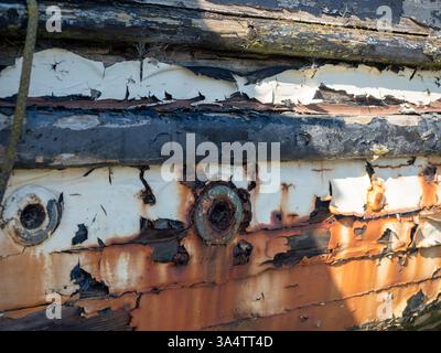 Die malerische Gegend des Skippool Creek, in der Nähe von Blackpool, Großbritannien Stockfoto