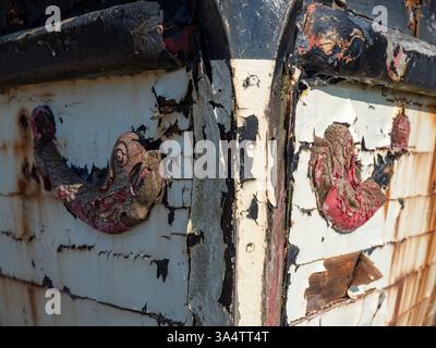 Die malerische Gegend des Skippool Creek, in der Nähe von Blackpool, Großbritannien Stockfoto