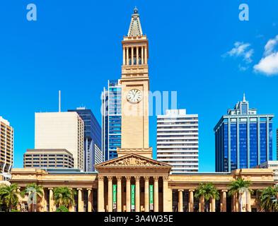 Brisbane City Hall am King George Square, Brisbane, Queensland, Australien, Australasien Stockfoto