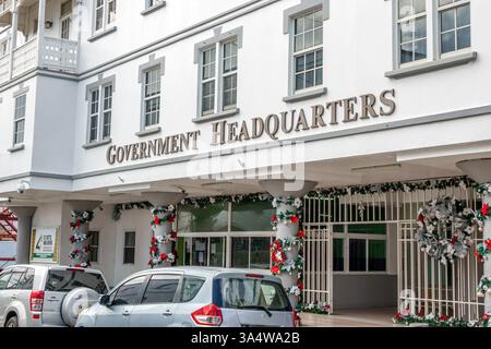 Basseterre St. Saint Kitts und Nevis, Church Street, Regierungssitz, offizielles Gebäude, Regierungsbüros, nationale Verwaltung, öffentlicher Sektor, Stockfoto