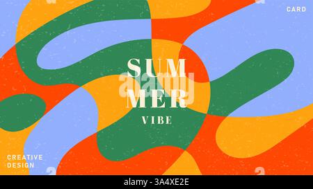 Kreative Cover oder horizontale Poster in modernem, minimalem Stil Stock Vektor