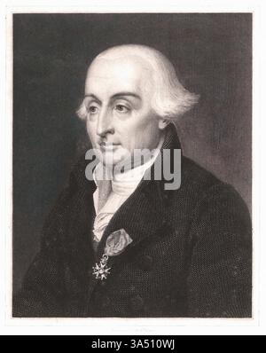 Porträt von Joseph Louis Lagrange (1736-1813) französischer analytischer Mathematiker Stockfoto