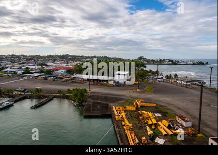 Port Limon - Hafen in Costa Rica Stockfoto