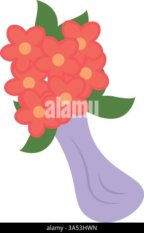 Isolierte Blume mexikanische Tag Tod Illustration Stock Vektor