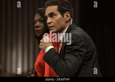 G20 Viola Davis & Ramon Rodriguez Stockfoto