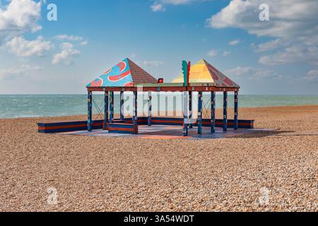 Casa Anacaona by Sol Colero am Folkestone Beach Stockfoto