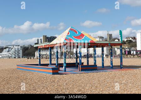 Casa Anacaona by Sol Colero am Folkestone Beach Stockfoto