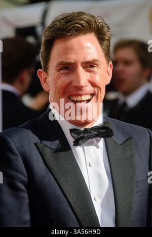 Rob Brydon nimmt am 10. Mai 2015 an den House of Fraser British Academy Television Awards im Theatre Royal on Drury Lane in London Teil Stockfoto