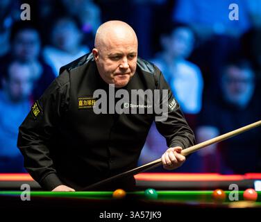 21. März 2025; Telford International Centre, Telford, England: 2025 The Players Championship, Day 5; John Higgins Stockfoto