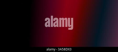 Hintergrund mit trendigem Verlauf und Rauschen. Rot und rosa und schwarz und blau. Blendung durch Linsen, Überlagerungsstruktur. Vektorbanner mit Staub und Stock Vektor