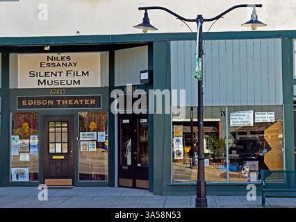 Niles Essanay Silent Film Museum im Historic Niles District in Fremont, Kalifornien Stockfoto
