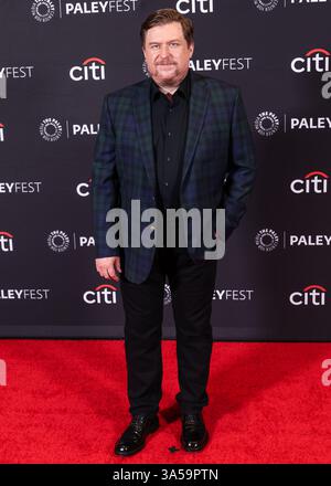 Hollywood, Usa. März 2025. HOLLYWOOD, LOS ANGELES, KALIFORNIEN, USA - 21. MÄRZ 2025: Der amerikanische Schauspieler Michael Chernus kommt beim PaleyFest LA (42. Jährliches William S. Paley Television Festival) an – Apple TV’s „Seasance“ Staffel 2, das am 21. März 2025 im Dolby Theatre in Hollywood, Los Angeles, Kalifornien, USA stattfindet. (Foto: Xavier Collin/Image Press Agency) Credit: Image Press Agency/Alamy Live News Stockfoto