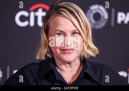 Hollywood, Usa. März 2025. HOLLYWOOD, LOS ANGELES, KALIFORNIEN, USA - 21. MÄRZ: Die US-amerikanische Schauspielerin und Aktivistin Patricia Arquette kommt 2025 beim PaleyFest LA (42. Jährliches William S. Paley Television Festival) an – Apple TV’s „Season 2“, das am 21. März 2025 im Dolby Theatre in Hollywood, Los Angeles, Kalifornien, USA stattfindet. (Foto: Xavier Collin/Image Press Agency) Credit: Image Press Agency/Alamy Live News Stockfoto