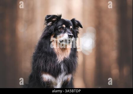 Männliche Australian Shepherd Stockfoto