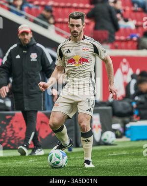 Harrison, NJ, USA - 15. MÄRZ 2025: Allgemeine Ansicht des MLS-Spiels zwischen New York Red Bulls und Orlando City SC ***NUR REDAKTIONELLE VERWENDUNG*** Stockfoto