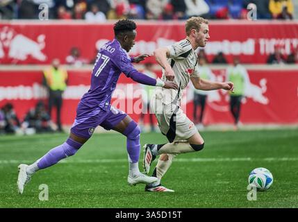 Harrison, NJ, USA - 15. MÄRZ 2025: Allgemeine Ansicht des MLS-Spiels zwischen New York Red Bulls und Orlando City SC ***NUR REDAKTIONELLE VERWENDUNG*** Stockfoto