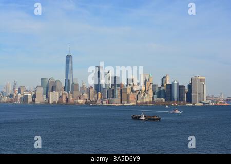 Skyline von New York City USA Stockfoto
