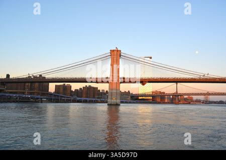 Brooklyn Brücke in New York City, USA Stockfoto